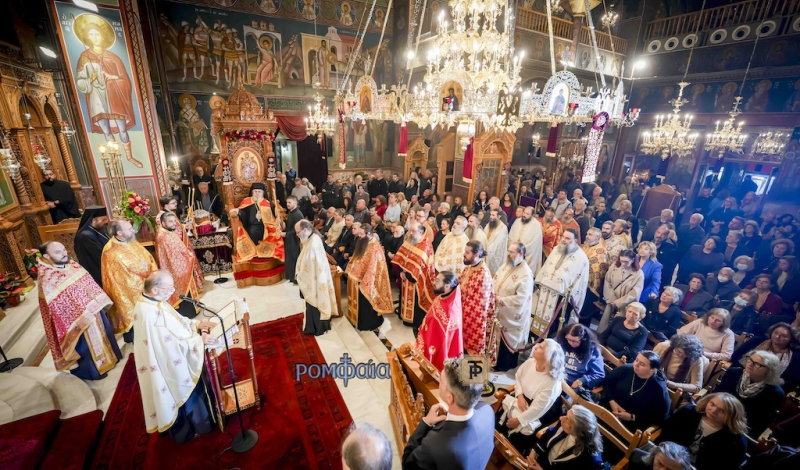 Πανηγυρικός Εσπερινός του Αγίου Δημητρίου στο Βύρωνα (ΦΩΤΟ)