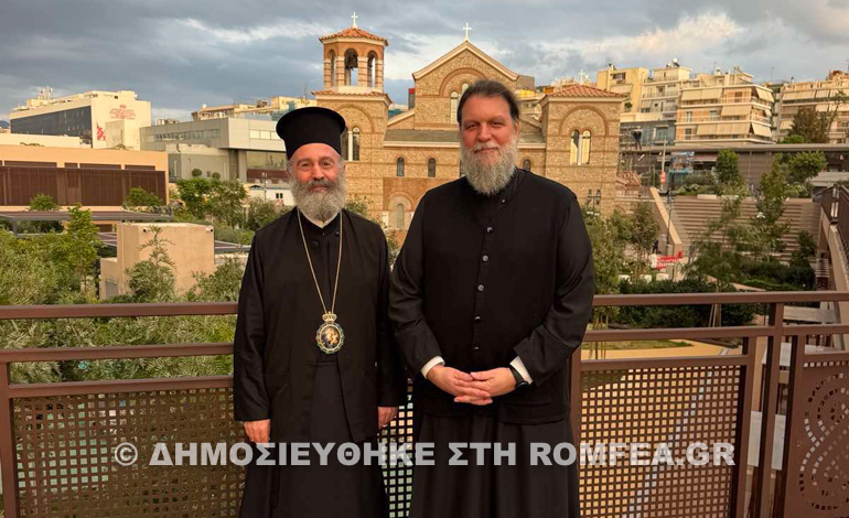 Ο Αυστραλίας Μακάριος στο «Ιωνικό Κέντρο» της Ι.Μ. Νέας Ιωνίας