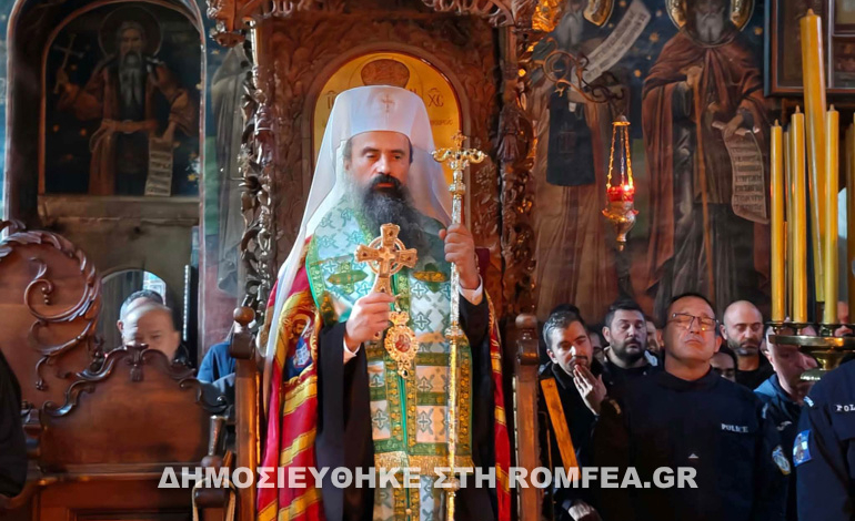 Υποδοχή Πατριάρχη Βουλγαρίας στη Ι.Μ. Ζωγράφου Αγίου Όρους