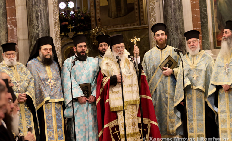 Δοξολογία για την 25η Μαρτίου στην Μητρόπολη Αθηνών (ΦΩΤΟ)