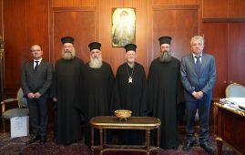 Αντιπροσωπεία της Εκκλησίας της Κρήτης στο Οικουμενικό Πατριαρχείο
