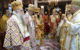 Λαμπρό συλλείτουργο για την Αγία Χρυσή (ΦΩΤΟ)