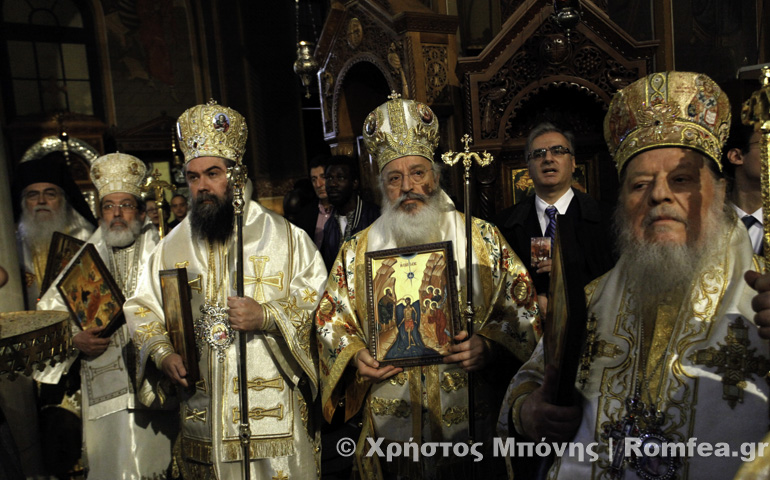Η Κυριακή της Ορθοδοξίας στον Άγιο Διονύσιο Αρεοπαγίτη