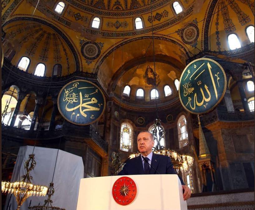 erdogan agia sofia