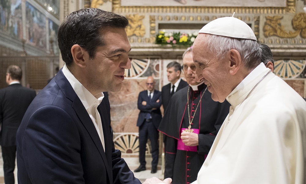 pope tsipras