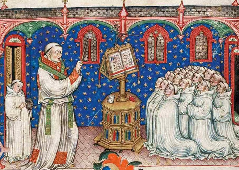 monks singin