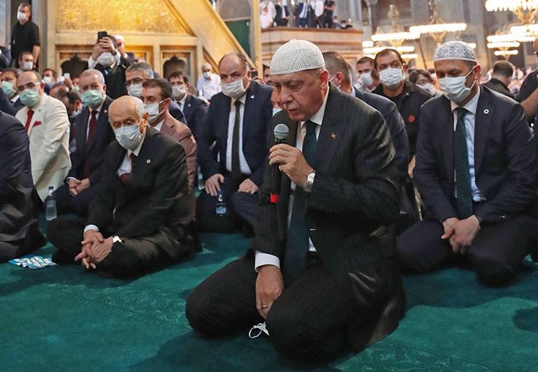 erdogan proseyxi agia sofia