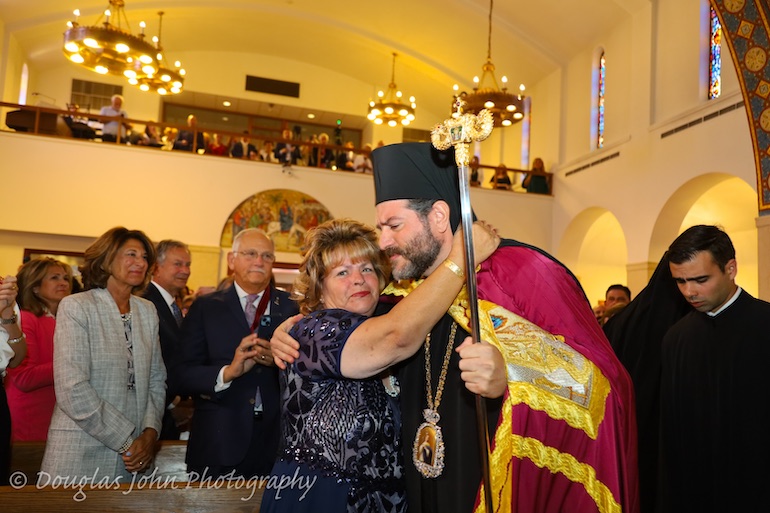 Metropolitan Apostolos with mother