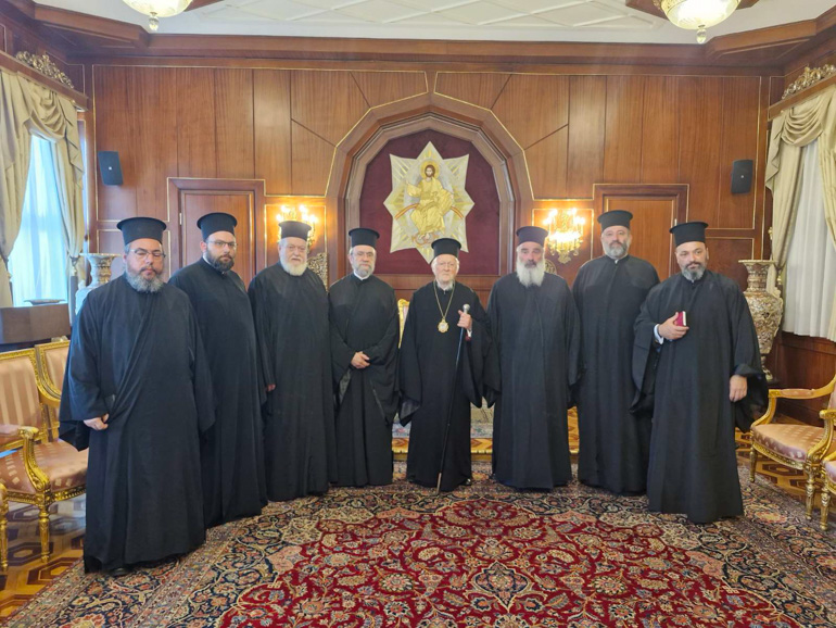 Ο Ιερός Σύνδεσμος Κληρικών Ελλάδος στο Οικουμενικό Πατριαρχείο EYAGGELOS BOUGIOTIS