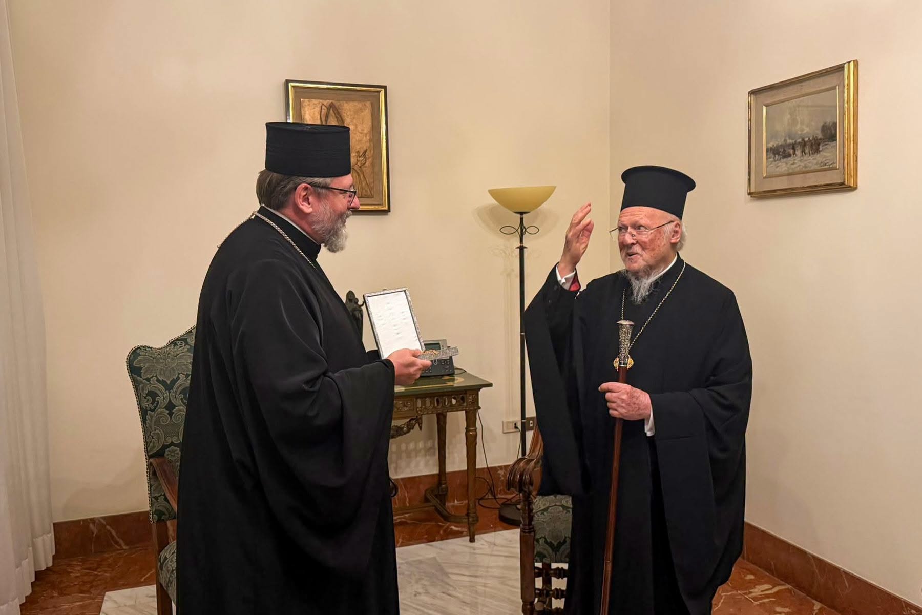 synantisi-oikoumenikoy-patriarxi-me-ton-ouniti-arxiepiskopo-sviatoslav