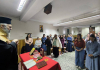 Αγιασμό στη σύναξη φοιτητριών από τον Φλωρίνης Ειρηναίο
