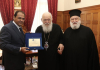 Επίσκεψη του Δημάρχου Αμοργού στον Αρχιεπίσκοπο Ιερώνυμο