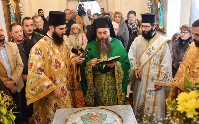 Εορτασμός Οσίου Ευθυμίου του Νέου στην Περιστερά Θεσσαλονίκης