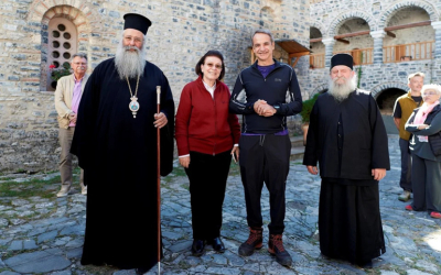 Ο Πρωθυπουργός στην Ι.Μ. Αγίου Διονυσίου εν Ολύμπω (ΦΩΤΟ)