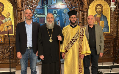 Χειροτονία Διακόνου στον Ι.Ν. Ζωοδόχου Πηγής Σαραγίων (ΦΩΤΟ)